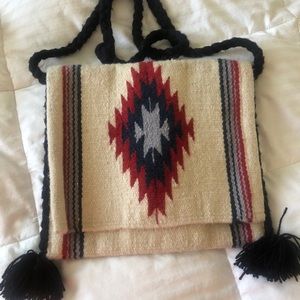 Handwoven Southwestern Aztec Bag